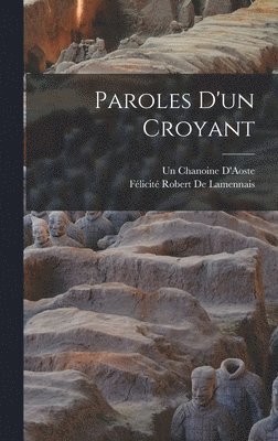 bokomslag Paroles D'un Croyant