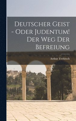 bokomslag Deutscher Geist - oder Judentum! Der Weg der Befreiung