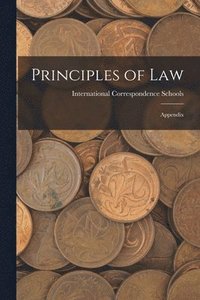bokomslag Principles of Law