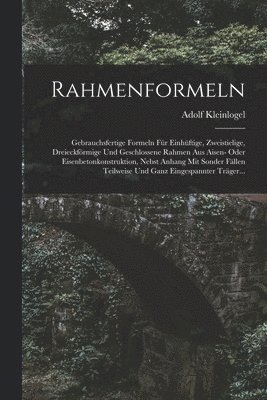 bokomslag Rahmenformeln