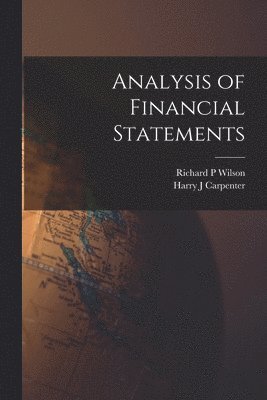 bokomslag Analysis of Financial Statements