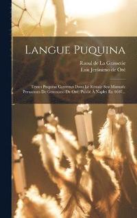bokomslag Langue Puquina