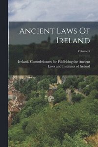 bokomslag Ancient Laws Of Ireland; Volume 5