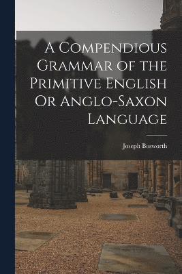 bokomslag A Compendious Grammar of the Primitive English Or Anglo-Saxon Language