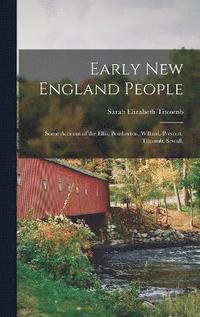 bokomslag Early New England People