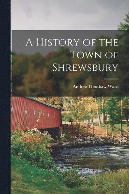 bokomslag History of the Town of Shrewsbury