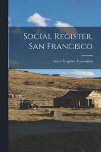 bokomslag Social Register, San Francisco