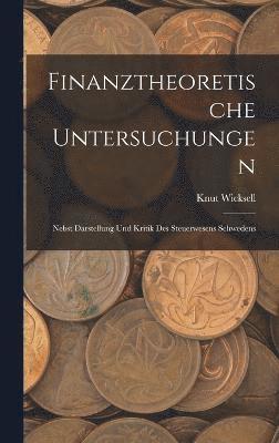 bokomslag Finanztheoretische Untersuchungen