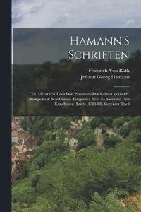 bokomslag Hamann'S Schriften