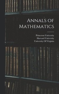 bokomslag Annals of Mathematics