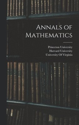 bokomslag Annals of Mathematics