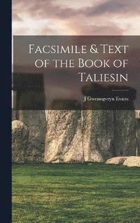 bokomslag Facsimile & Text of the Book of Taliesin