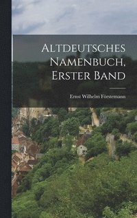 bokomslag Altdeutsches Namenbuch, Erster Band
