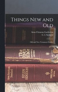 bokomslag Things New and Old; Old and New Testament Studies