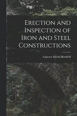 Lupescu Morris Bernfeld - Erection and Inspection of Iron and Steel Constructions, Häftad
