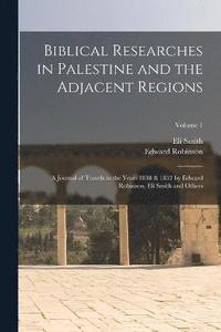 bokomslag Biblical Researches in Palestine and the Adjacent Regions