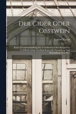 bokomslag Der Cider oder Obstwein