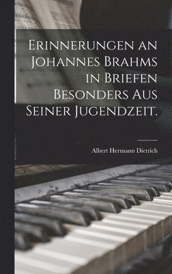 bokomslag Erinnerungen an Johannes Brahms in Briefen besonders aus seiner Jugendzeit.