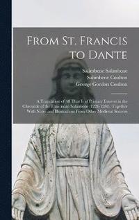bokomslag From St. Francis to Dante