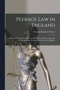 bokomslag Peerage Law in England