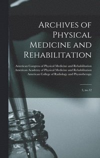 bokomslag Archives of Physical Medicine and Rehabilitation