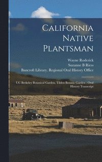 bokomslag California Native Plantsman