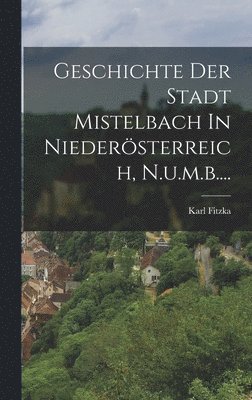 bokomslag Geschichte Der Stadt Mistelbach In Niederösterreich, N.u.m.b....