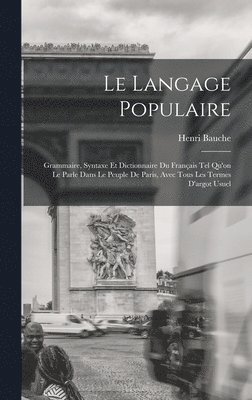 bokomslag Le Langage Populaire