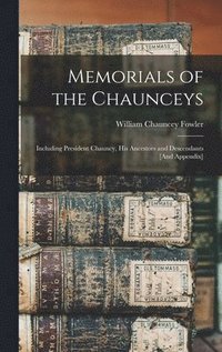 bokomslag Memorials of the Chaunceys