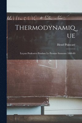 bokomslag Thermodynamique