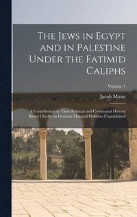 bokomslag The Jews in Egypt and in Palestine Under the Fatimid Caliphs