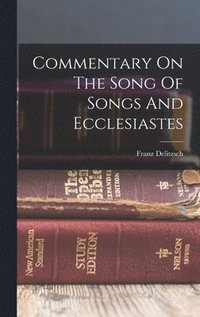 bokomslag Commentary On The Song Of Songs And Ecclesiastes