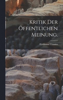 Kritik der ffentlichen Meinung. 1