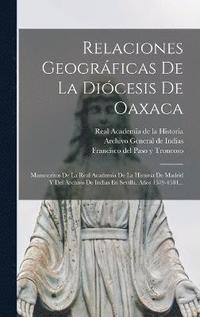 bokomslag Relaciones Geogrficas De La Dicesis De Oaxaca