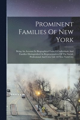 bokomslag Prominent Families Of New York