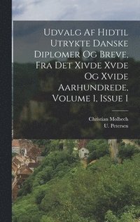 bokomslag Udvalg Af Hidtil Utrykte Danske Diplomer Og Breve, Fra Det Xivde Xvde Og Xvide Aarhundrede, Volume 1, Issue 1