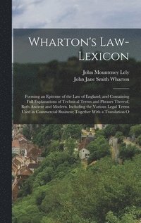 bokomslag Wharton's Law-Lexicon