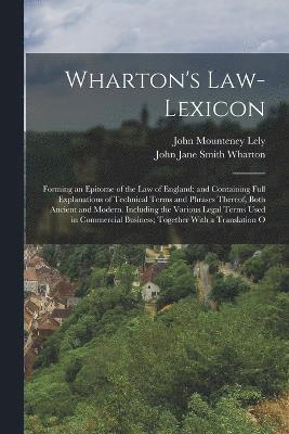 Wharton's Law-Lexicon 1