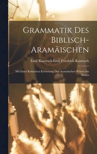 bokomslag Grammatik des Biblisch-aramischen