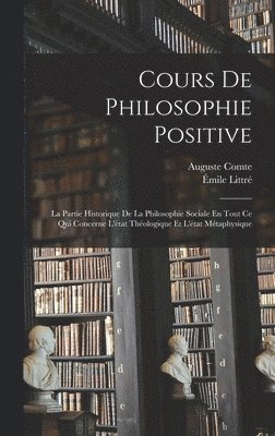 bokomslag Cours De Philosophie Positive