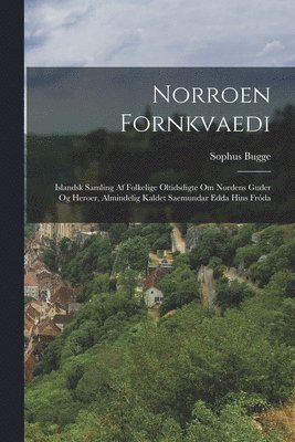 bokomslag Norroen Fornkvaedi