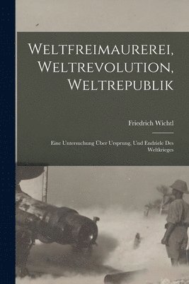 bokomslag Weltfreimaurerei, Weltrevolution, Weltrepublik