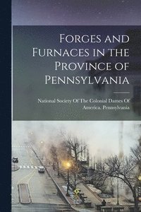 bokomslag Forges and Furnaces in the Province of Pennsylvania