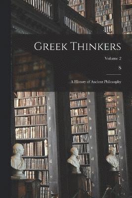 Greek Thinkers 1