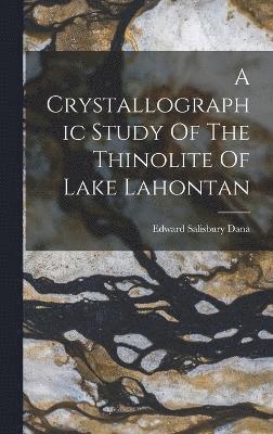 A Crystallographic Study Of The Thinolite Of Lake Lahontan 1