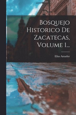 Elías Amador - Bosquejo Historico De Zacatecas, Volume 1..., Häftad