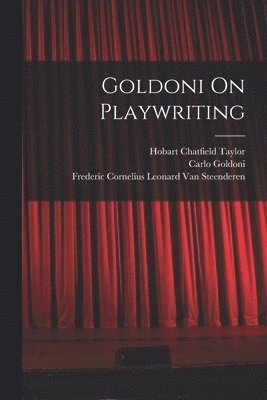 bokomslag Goldoni On Playwriting