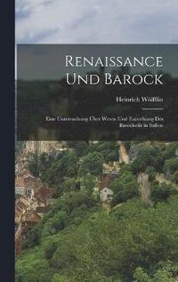 bokomslag Renaissance Und Barock