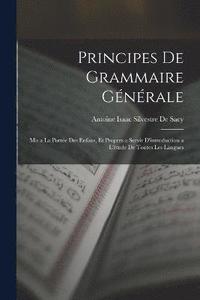 bokomslag Principes De Grammaire Gnrale