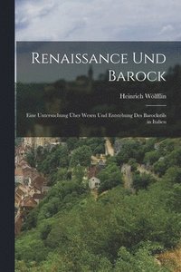 bokomslag Renaissance Und Barock